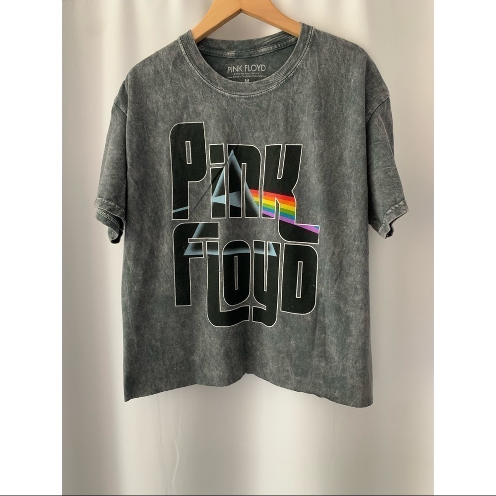 Pink Floyd Cropped Tee Size Medium NEW